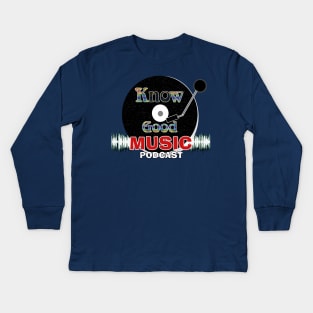 Know Good Music RED variant Kids Long Sleeve T-Shirt